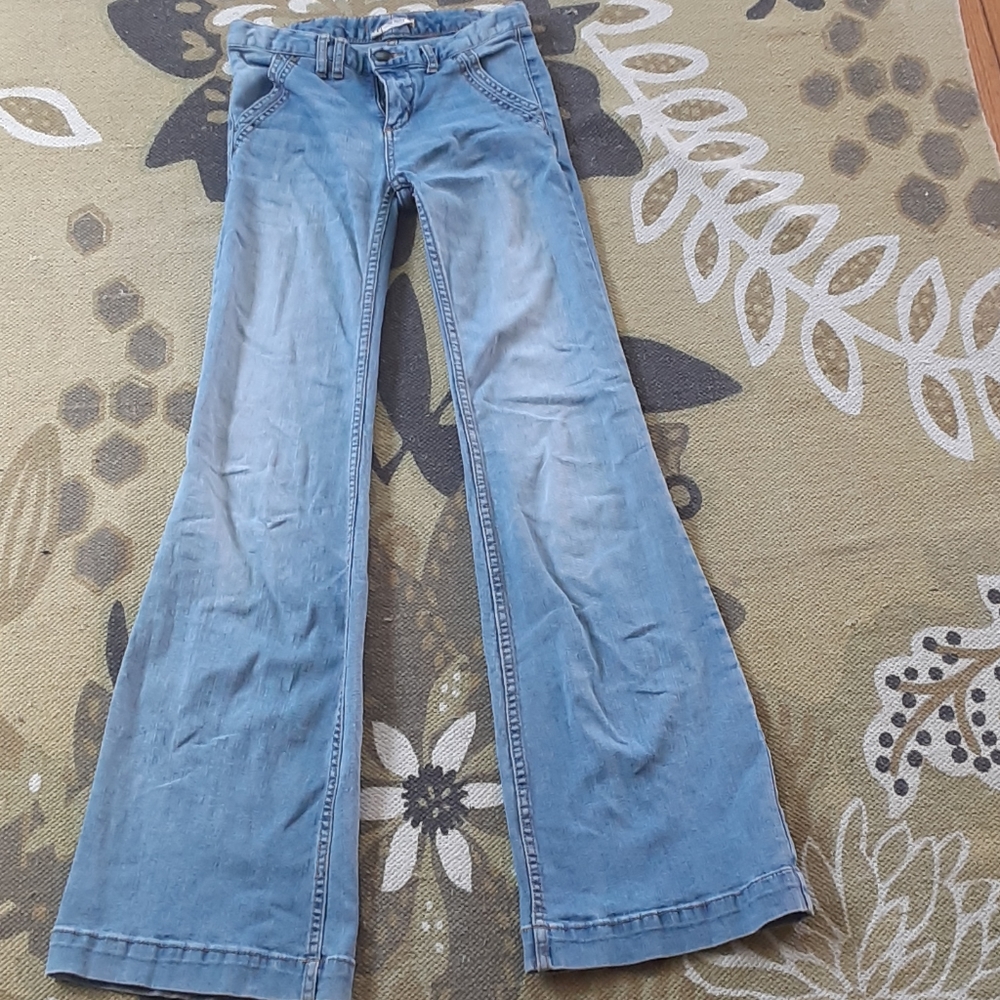 Free People Wide Leg Flare Flares Jeans Vintage